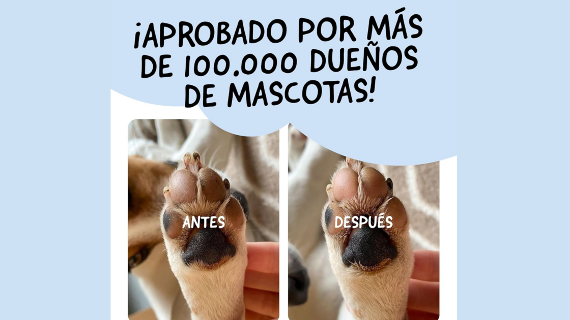 Produto aprovado por mais de 100.000 donos para hidratar patas e narizes de pets