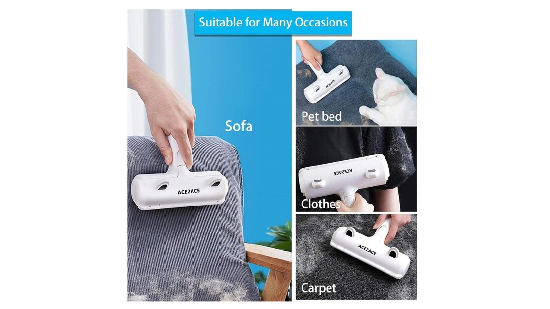 Remova pelos de sofás, camas e roupas com este aparelho reutilizável