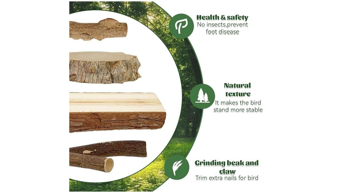 Poleiros naturais ajudam na saúde e bem-estar das aves