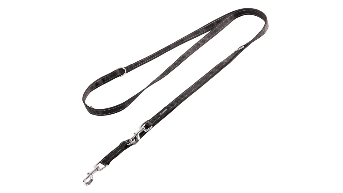 Trela preta para cães da marca vitazoo