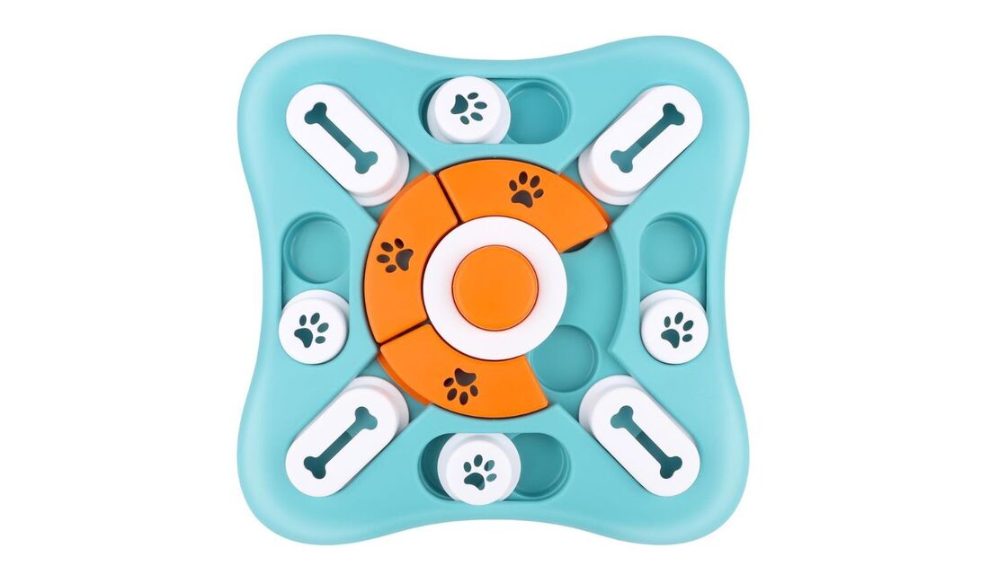 Quebra-cabeças interativo para animais de estimação com design divertido e desafiante