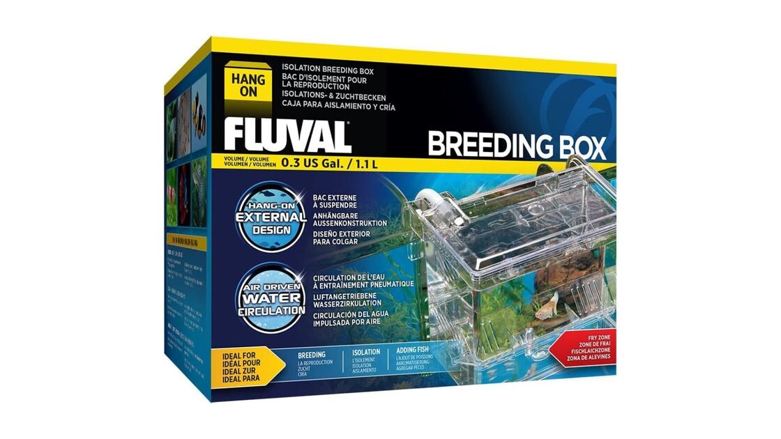 Caixa de reprodução suspensa Fluval para isolar peixes
