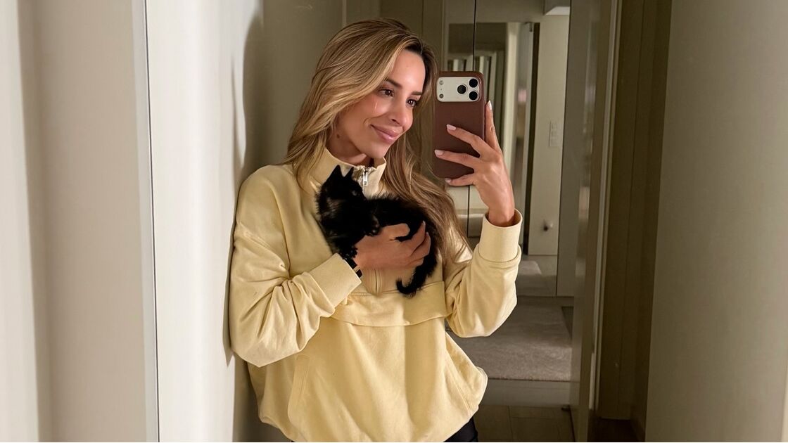 Há uma nova felina na vida de Helena Coelho. Conheça a pequena Olívia