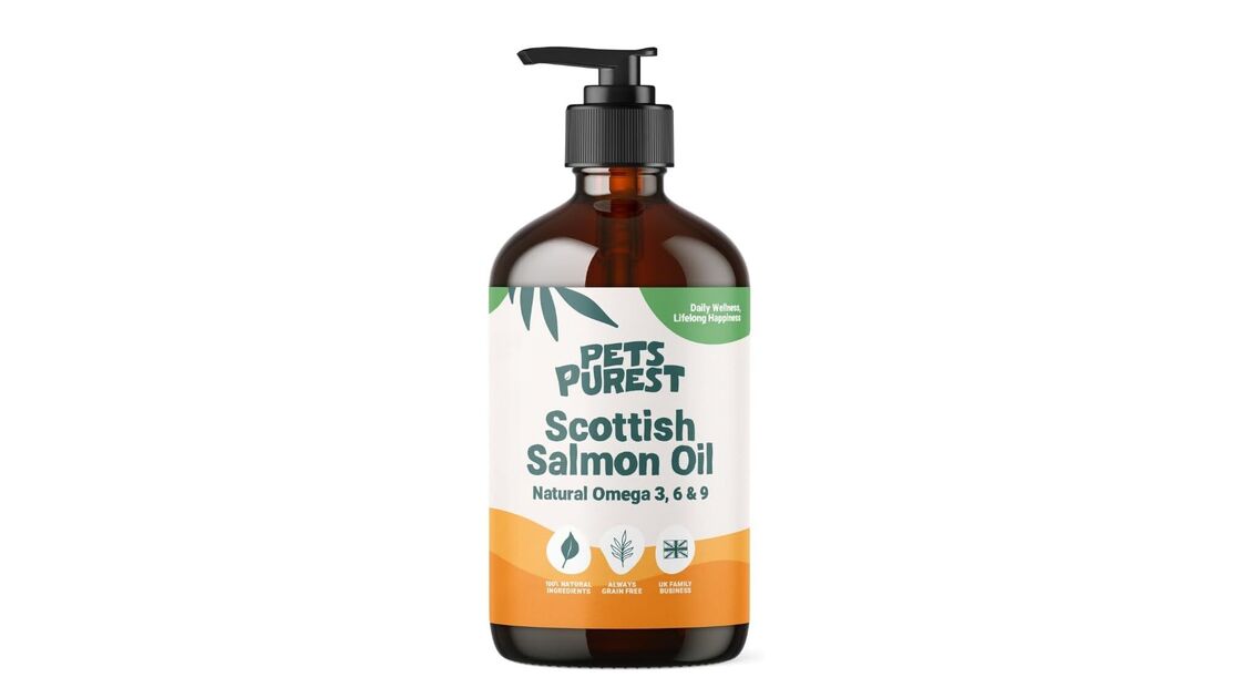 Pets Purest Scottish Salmon Oil para bem-estar do seu animal