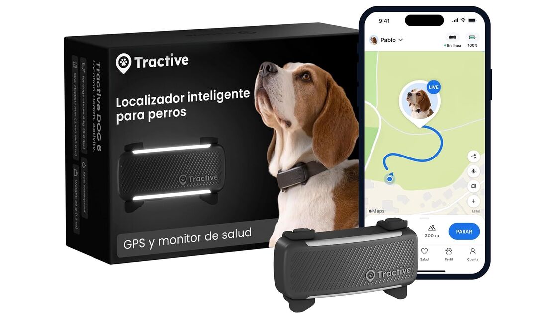 Localizador inteligente Tractive para cães e gatos