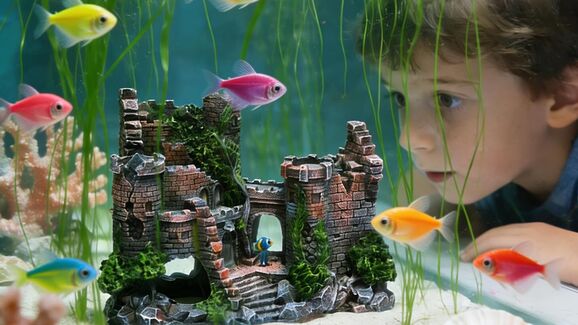 Os seus peixes gostam de esconderijos? Então vão adorar este castelo